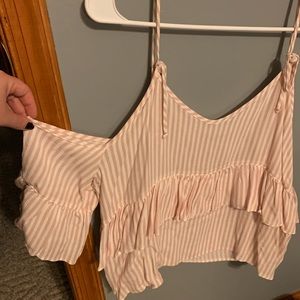 American Eagle shoulder cut-out top